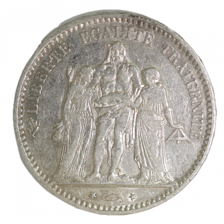 5 Francs Hercule 1875 A (Paris)