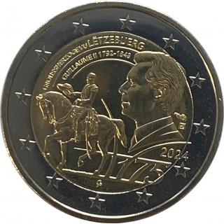 2024 - Luxembourg, 2 euros 175 ans de la mort du grand Duc Guillaume II