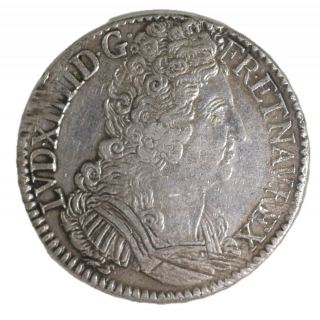 Écu aux 3 couronnes 1709 B (Rouen) Louis XIV