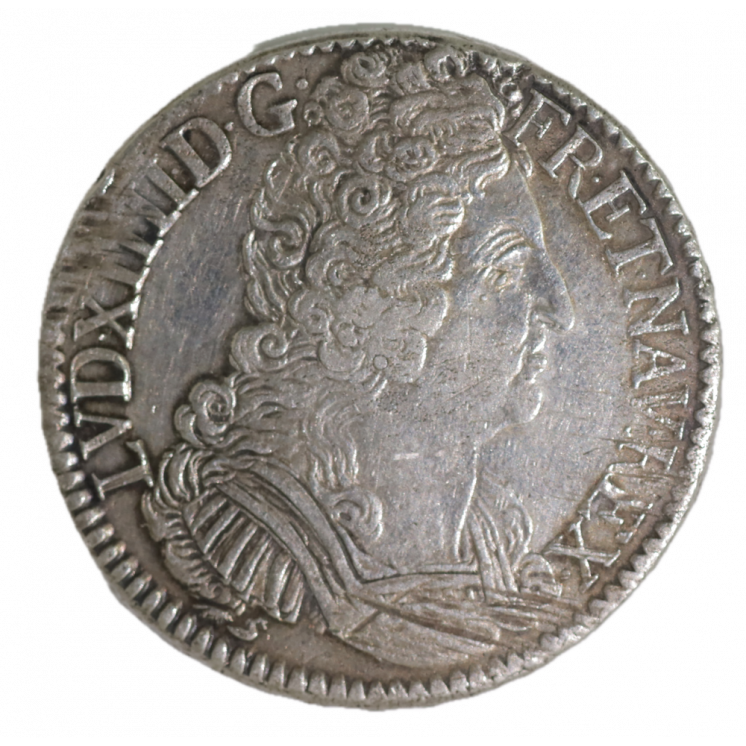 Écu aux 3 couronnes 1709 B (Rouen) Louis XIV