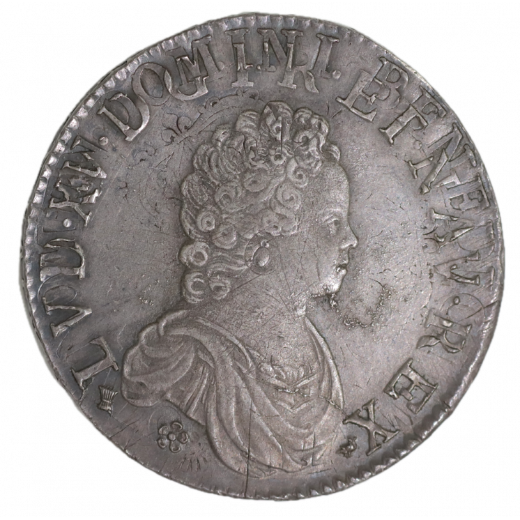 Ecu Vertugadin 1716 Rennes Louis XV