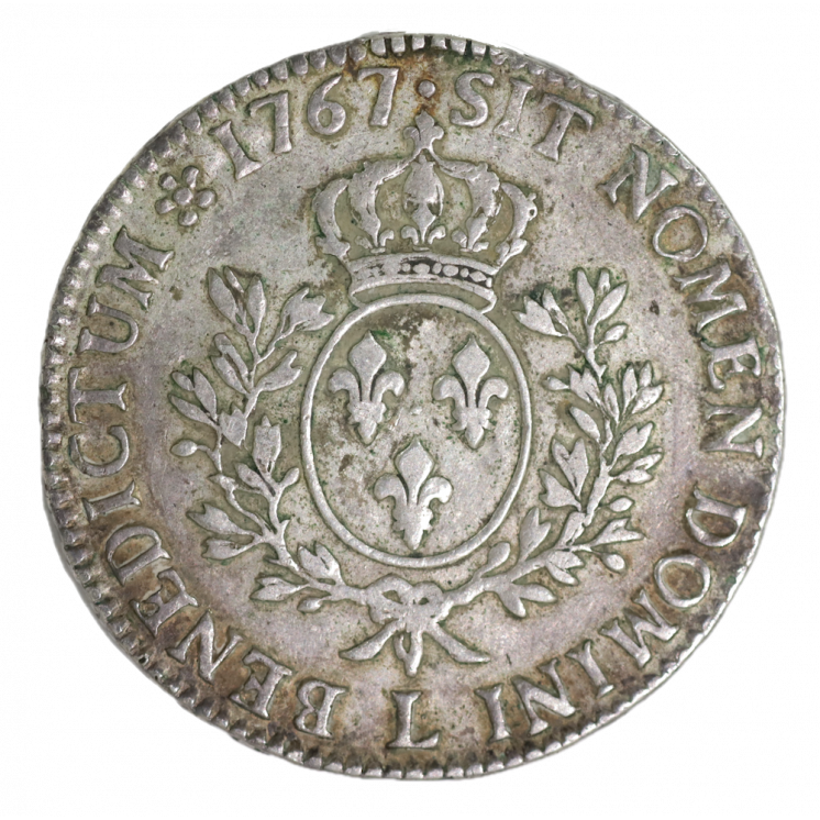 Écu au bandeau 1767 L (Bayonne) Louis XV