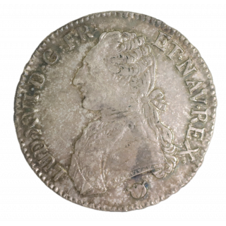 France - Écu aux branches d'olivier, 1779, Q (Perpignan), Louis XVI