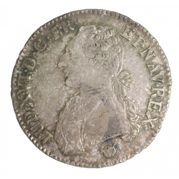 France - Écu aux branches d'olivier, 1779, Q (Perpignan), Louis XVI