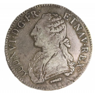 Écu aux Lauriers 1781 Q (Perpignan) Louis XVI