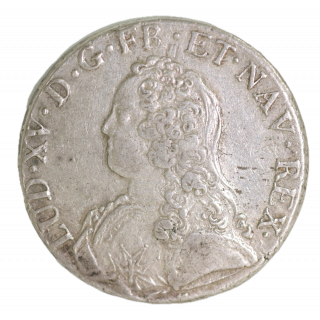 Écu aux Lauriers 1727 & (Aix en Provence) Louis XV