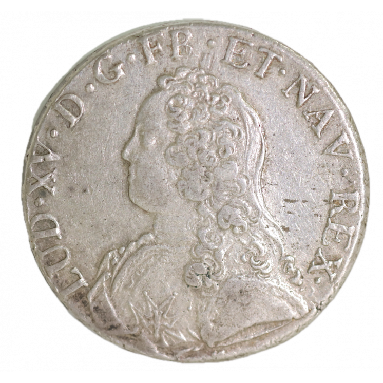 Écu aux Lauriers 1727 & (Aix en Provence) Louis XV