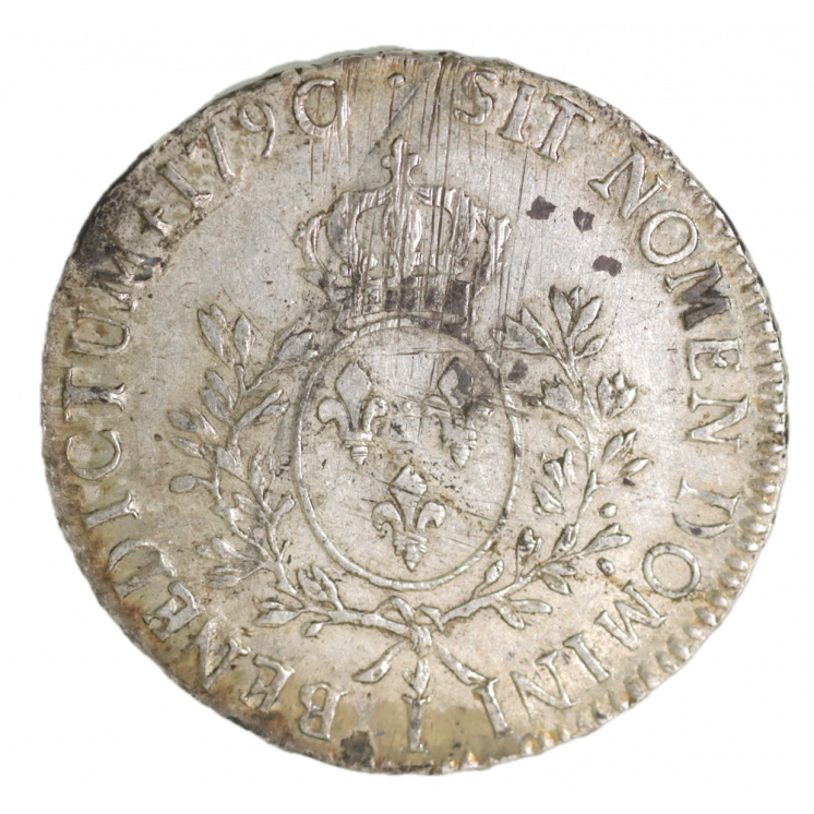 Écu aux Lauriers 1790 I (Limoges) Louis XVI