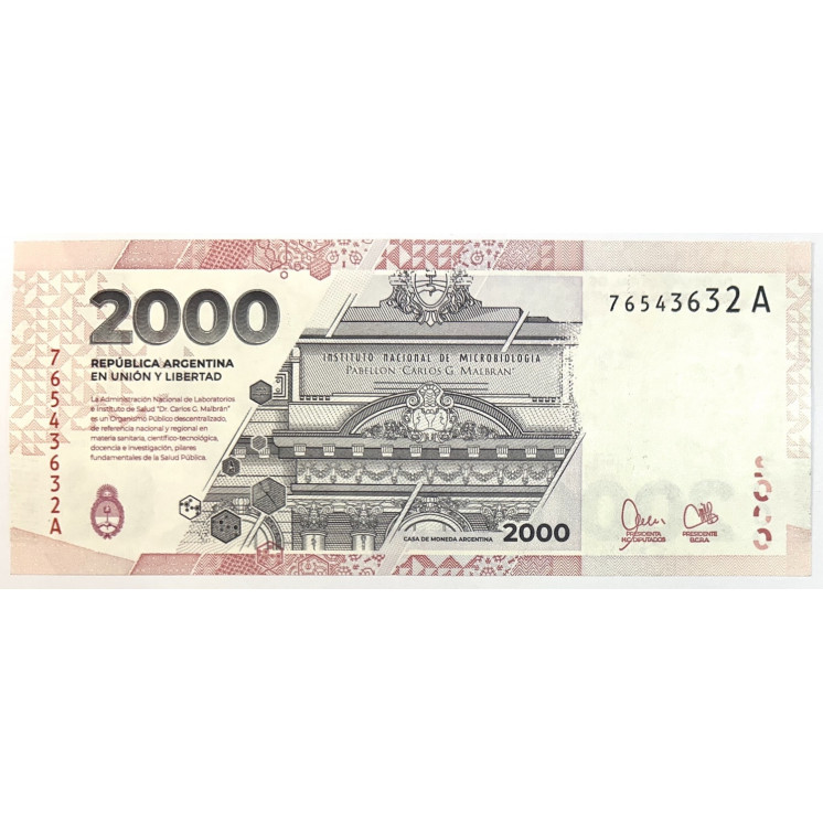 2000 Pesos Argentine