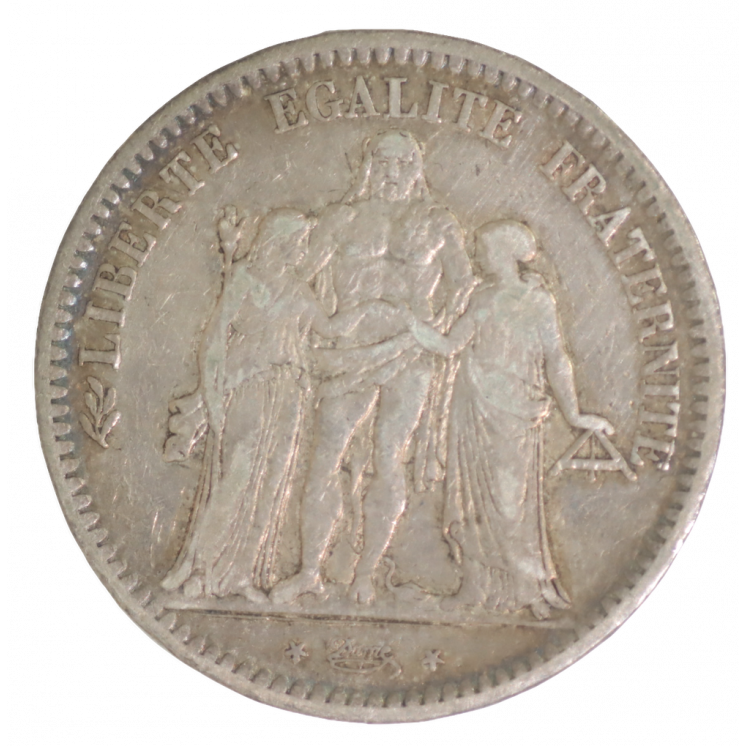 5 Francs Hercule 1848 K (Bordeaux) IIème République