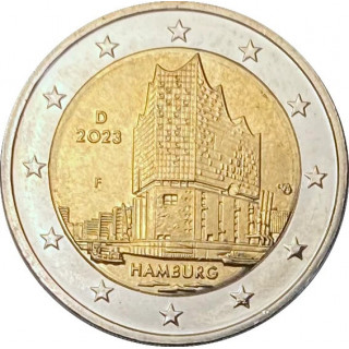 2023 - Allemagne, 2 euros Hambourg - "Philharmonie de l'Elbe"