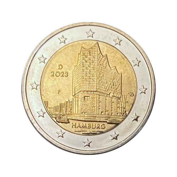 2023 - Allemagne, 2 euros Hambourg - "Philharmonie de l'Elbe"