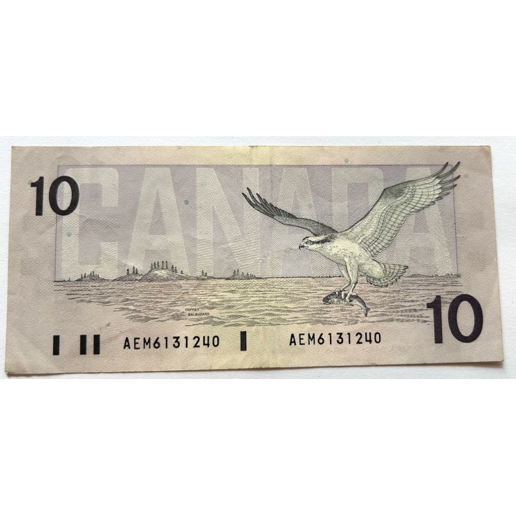 10 Dollars, Canada, 1989