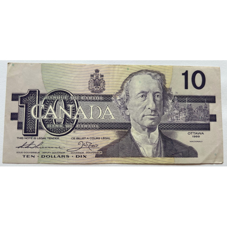 10 Dollars, Canada, 1989