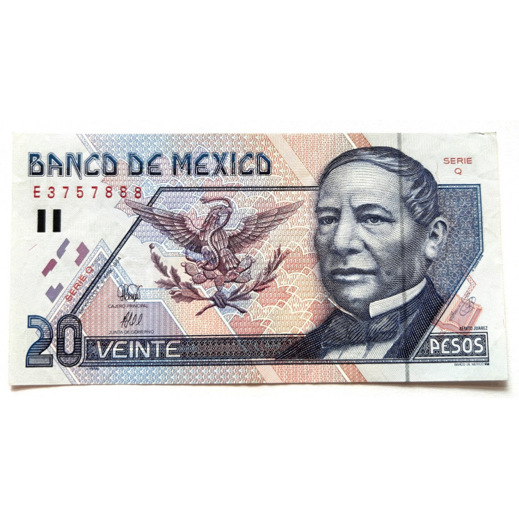 20 Pesos, Mexique, 6/05/1994