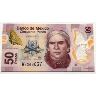 50 Pesos, Mexique, 13/05/2015