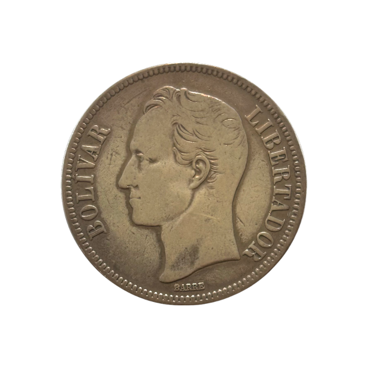 5 Bolivar, Venezuela 1921