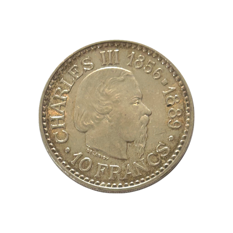 10 Francs 1966 Monaco Charles III