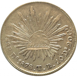 8 Reales 1878 Mexique