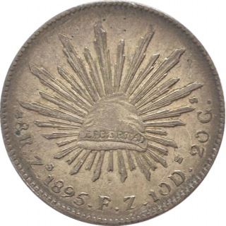 8 Reales 1895 Mexique