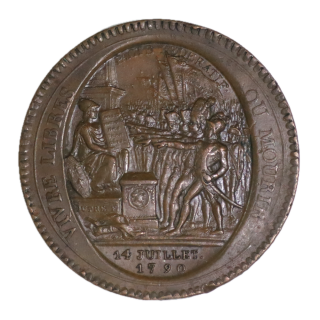 France - Révolution, Monneron de 5 Sols, 1792