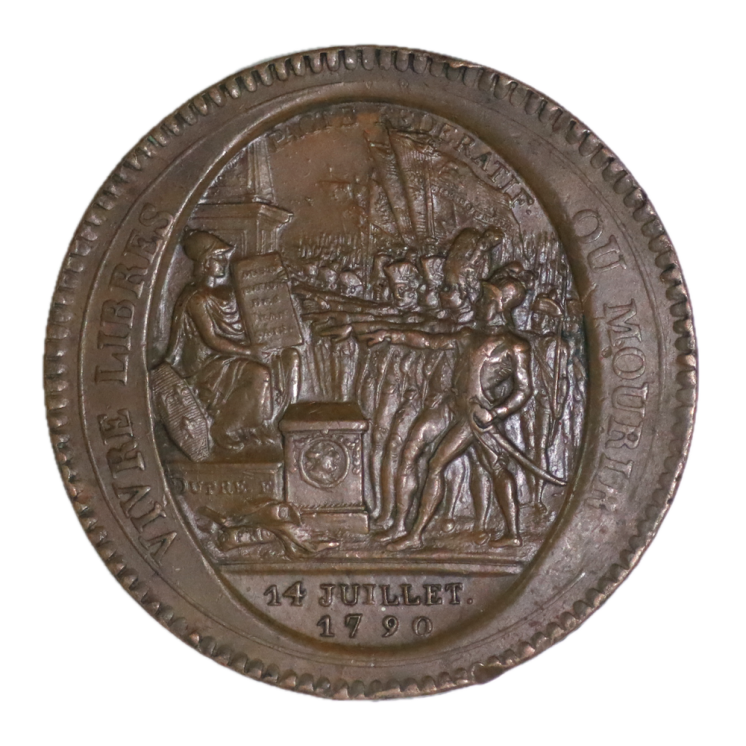 France - Révolution, Monneron de 5 Sols, 1792