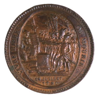France - Révolution, Monneron de 5 Sols, 1792