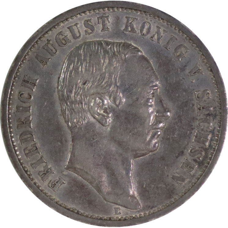 Allemagne - Saxe, 3 Mark 1911 E