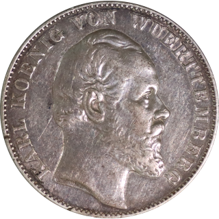 Allemagne - Wurttemberg, Thaler 1871