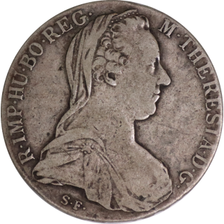 Autriche - Refrappe, Thaler, Marie Thérèse d'Autriche (1717-1780)