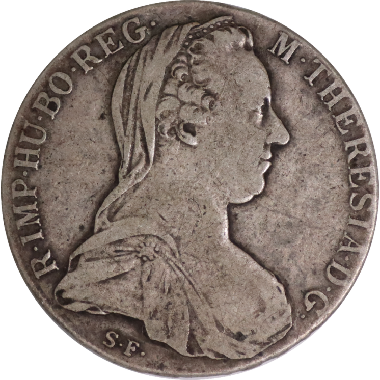 Autriche - Refrappe, Thaler, Marie Thérèse d'Autriche (1717-1780)