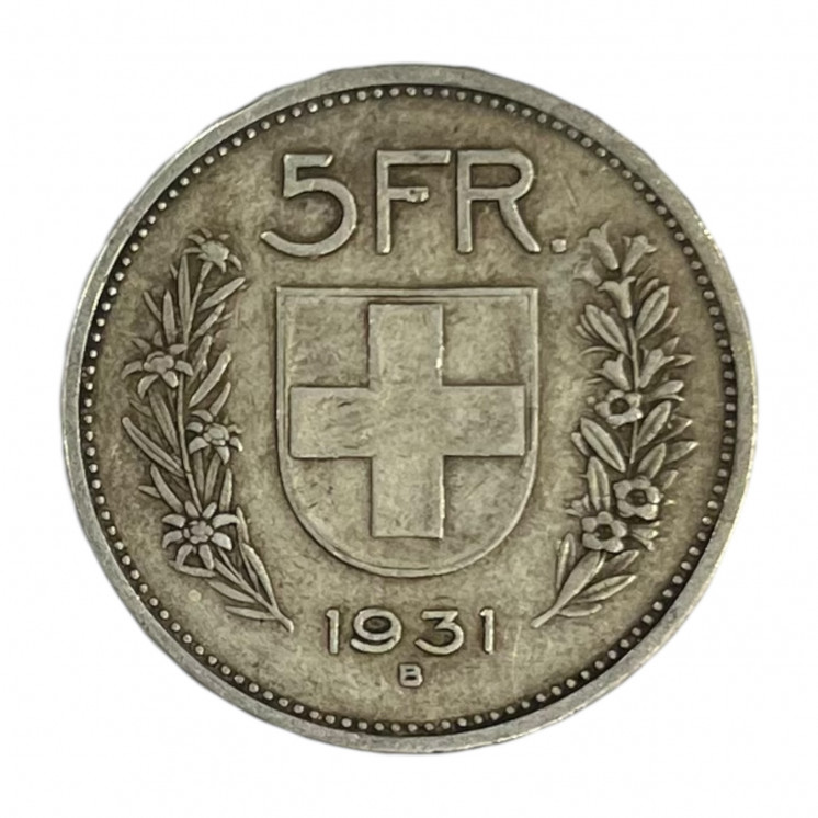 5 Francs Suisse 1931 Argent