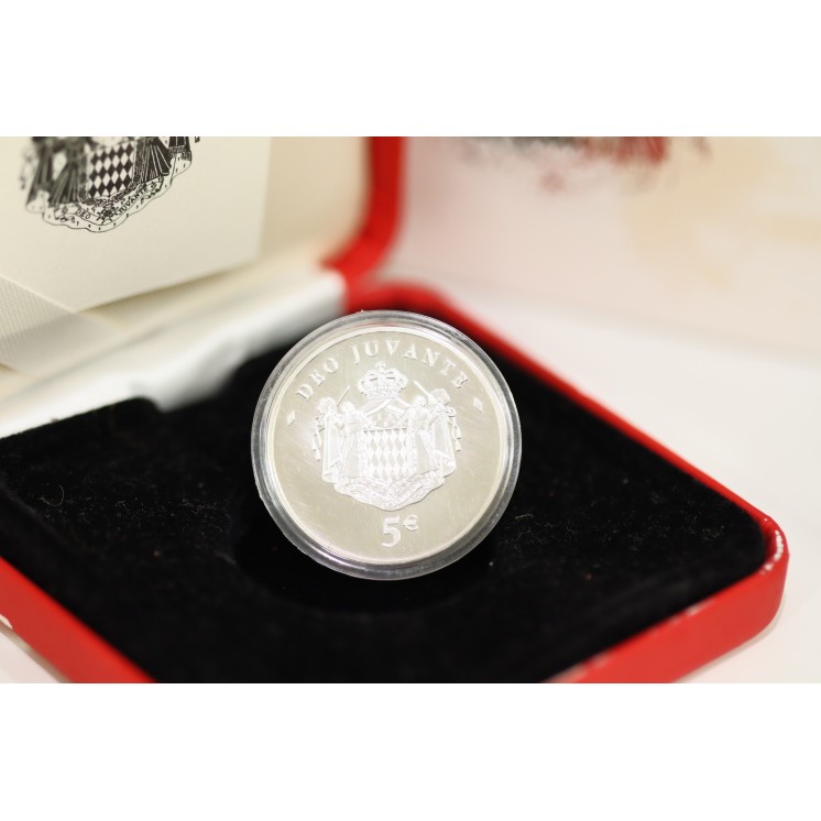 Monaco - 5 Euros BU 2008 Argent, Albert II