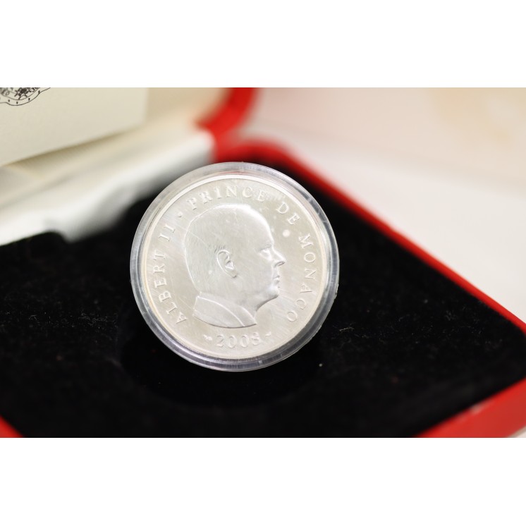 Monaco - 5 Euros BU 2008 Argent, Albert II