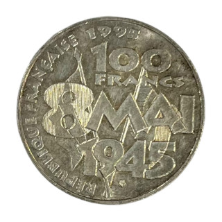 100 Francs 8 Mai 1995 Argent