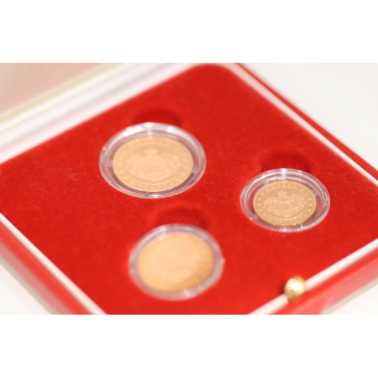 Monaco - 1,2 et 5 Centimes 2005, Albert II