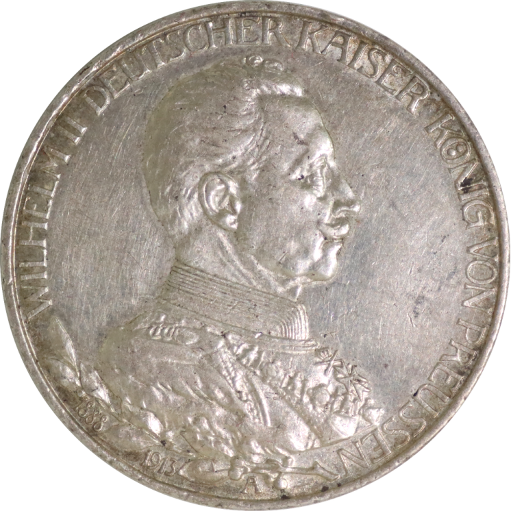Allemagne - Prusse, 3 Mark 1913 A