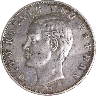 Allemagne - Bavière, 3 Mark 1908 D