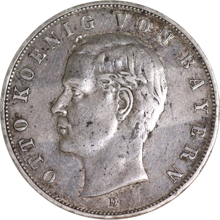 Allemagne - Bavière, 3 Mark 1908 D