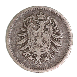 Allemagne, 50 Pfennig 1876 C