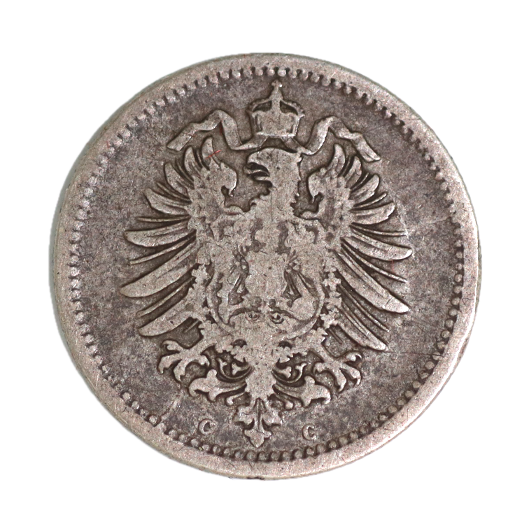 Allemagne, 50 Pfennig 1876 C