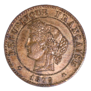 France - 3ème République (1871-1940), 1 Cent 1879 A