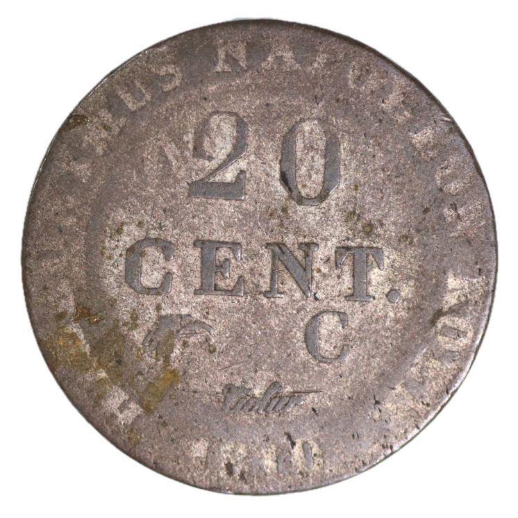 Allemagne - Westphalie, Jérome Napoléon, 20 Cent 1810 C