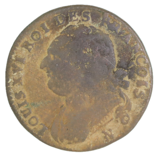 France - Constitution (1791-1792), 12 Deniers 1792 M