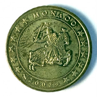 50 Centimes Monaco 2001