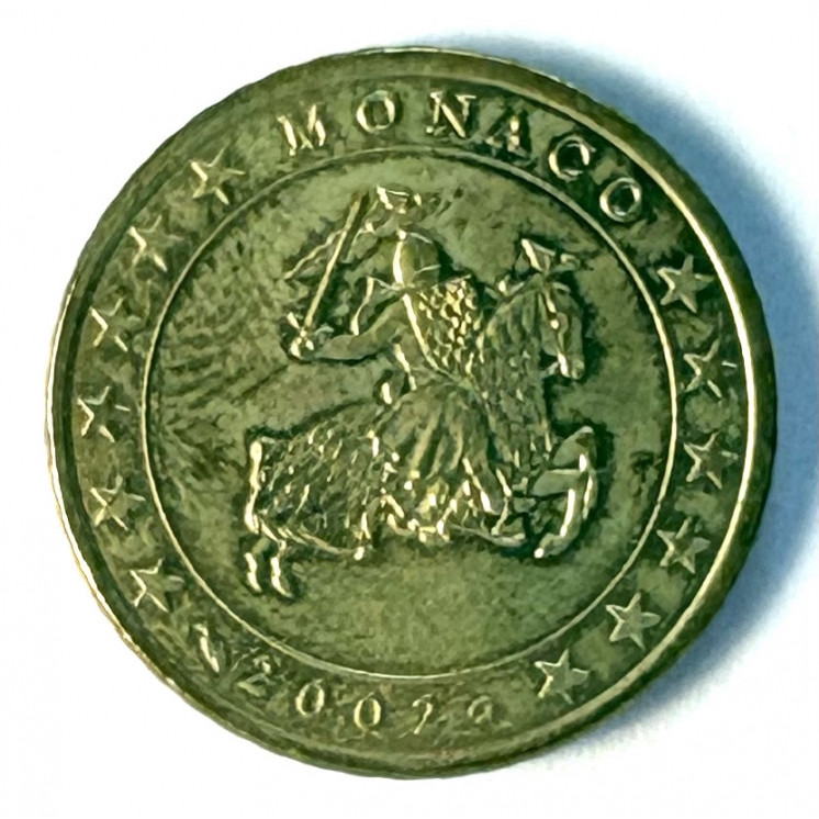 50 Centimes Monaco 2001