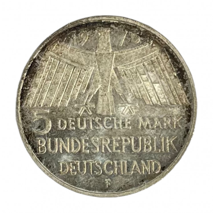 5 Deutchmark 1975 Argent