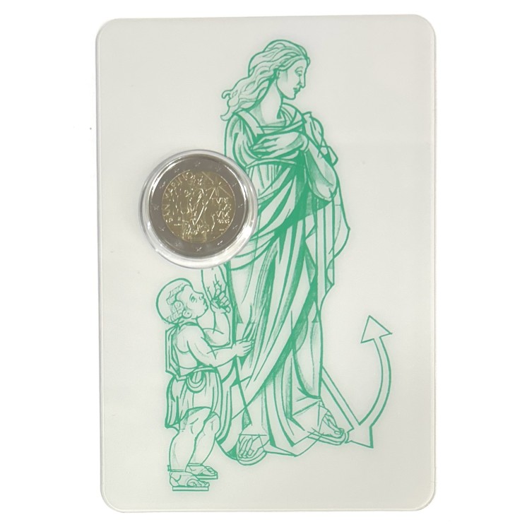 Saint Marin - 2 euros Jubilé, Année Sainte 2025, Pèlerin de l'Espérance