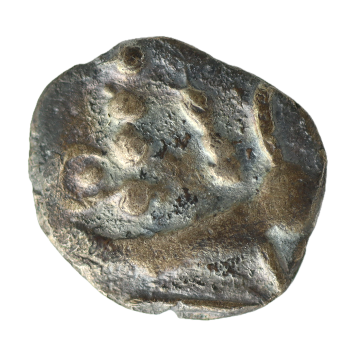 Gauloise - Aulerques Eburovices (Région d'Evreux) Denier d'argent scyphate dit au sanglier