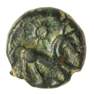 Gauloise - Bellovaques (région de Beauvais) Quart de stature en bronze à l'astre
